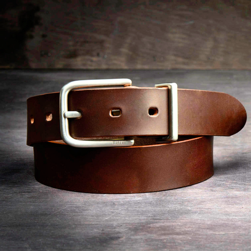 Brown Jeans Leather Belt
