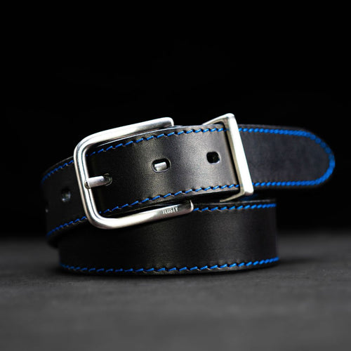 Black Jeans Leather Belt